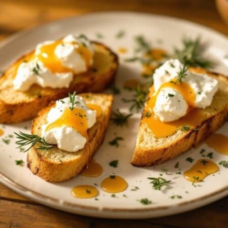 Bruschetta Chèvre Miel